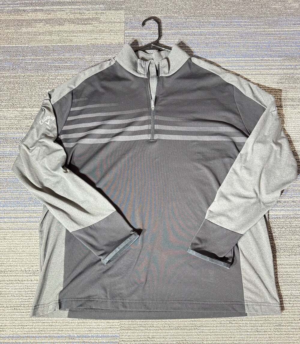 Callaway Weather Series Men's Size Long Sleeve Quarter Zip Pullover